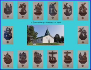 St-Étienne-Martyr / St. Stephen the Martyr Stations of the Cross / Chemin de Croix Poster