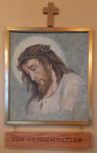 St. Bartholomew (Levack) Stations of the Cross - Station 1