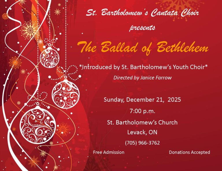 2025 Christmas Cantata - St. Bartholomew - The Ballard of Bethlehem